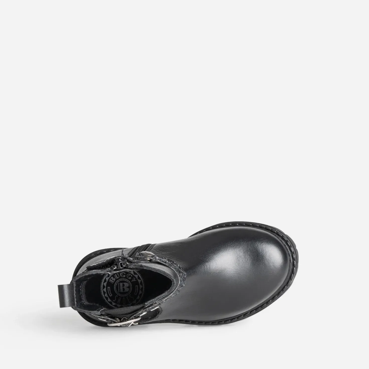 Boots BUGGY noir cuir brides amovibles