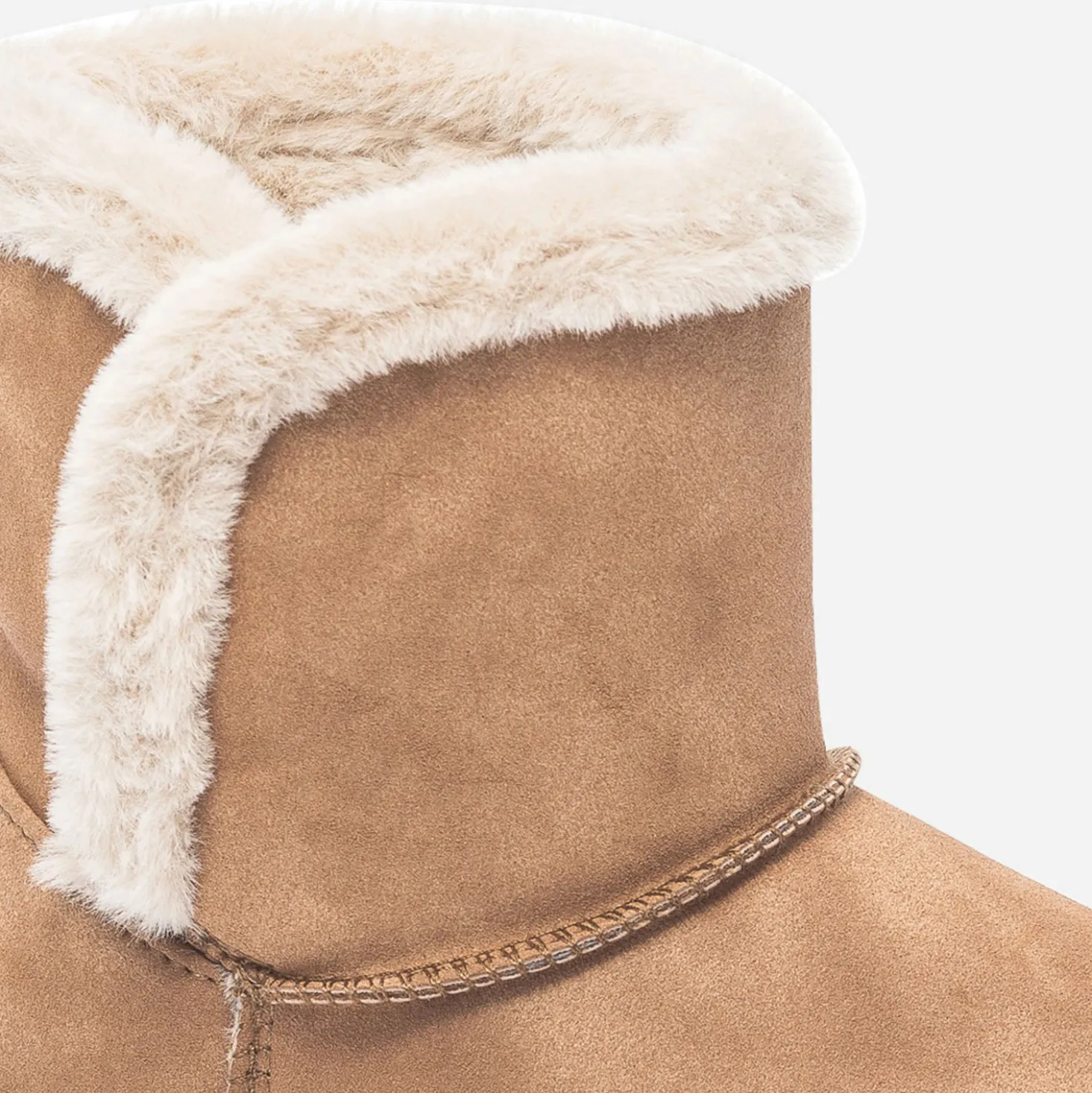 Boots camel fourré