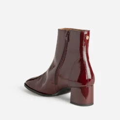 Boots ERAM FLEX bordeaux cuir verni