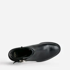 Boots ERAM FLEX noir cuir bi-matière