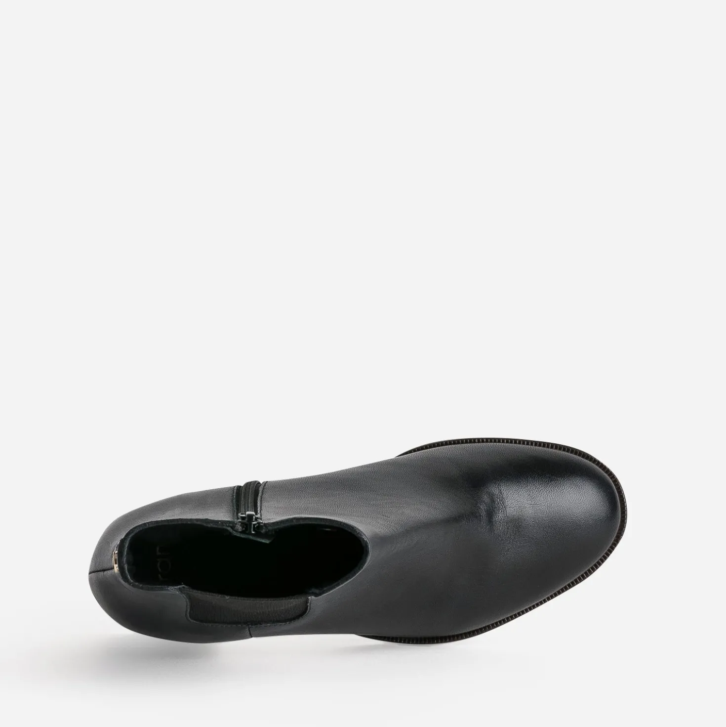 Boots ERAM FLEX noir en cuir à talon