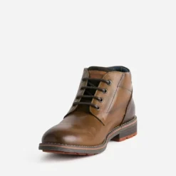 Boots FLUCHOS camel en cuir
