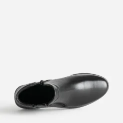 Boots FRANCE ARNO noir en cuir
