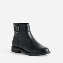 Boots jodhpur noir cuir