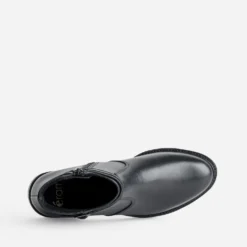 Boots jodhpur noir cuir