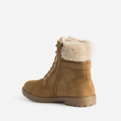Boots à lacet BUGGY camel suédé