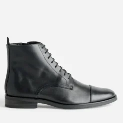 Boots à lacet ERAM FLEX noir cuir