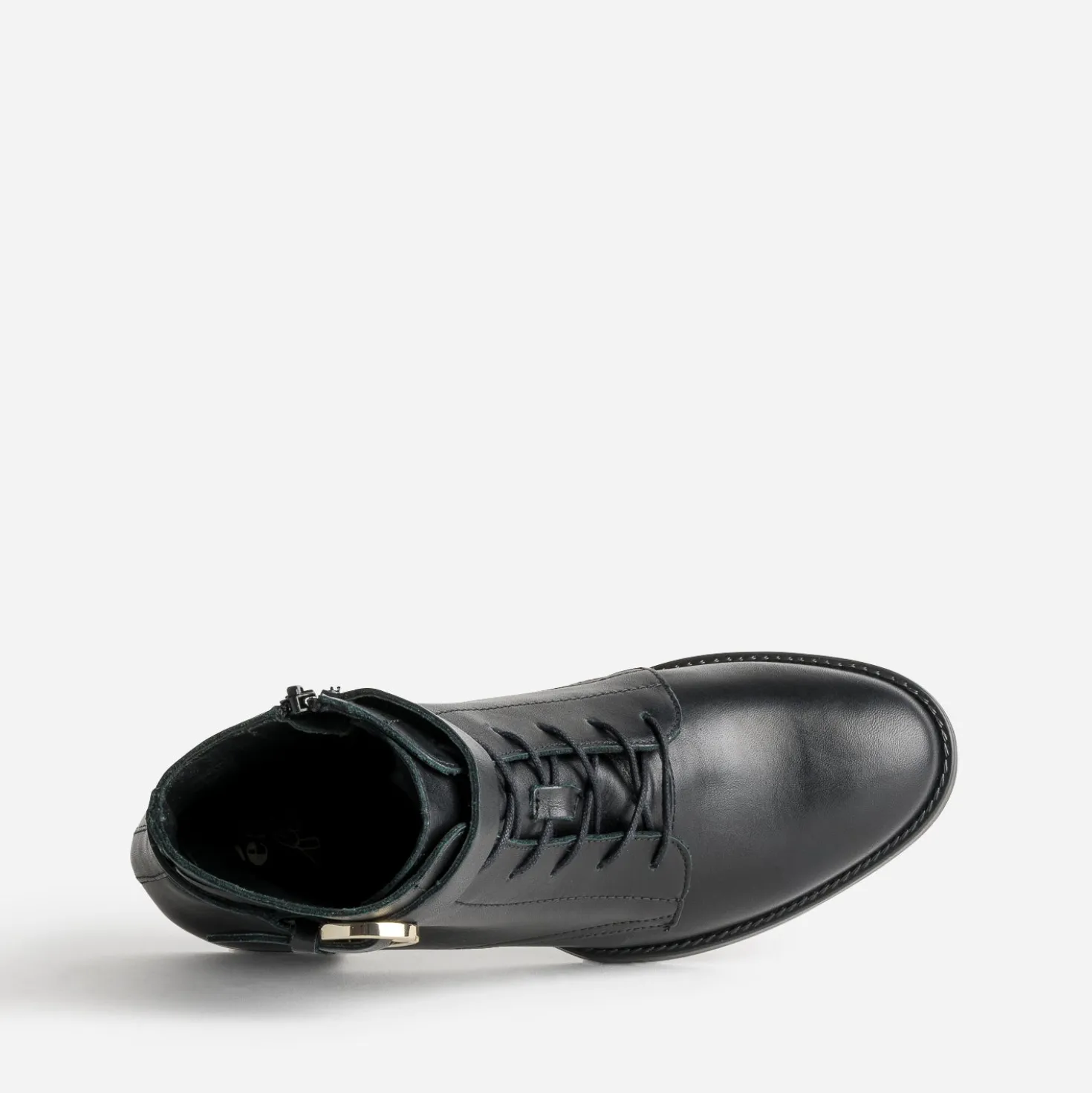 Boots à lacet ERAM FLEX noir cuir