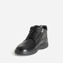 Boots à lacet FRANCE ARNO noir cuir