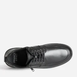 Boots à lacet FRANCE ARNO noir cuir