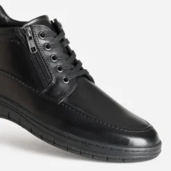 Boots à lacet FRANCE ARNO noir cuir