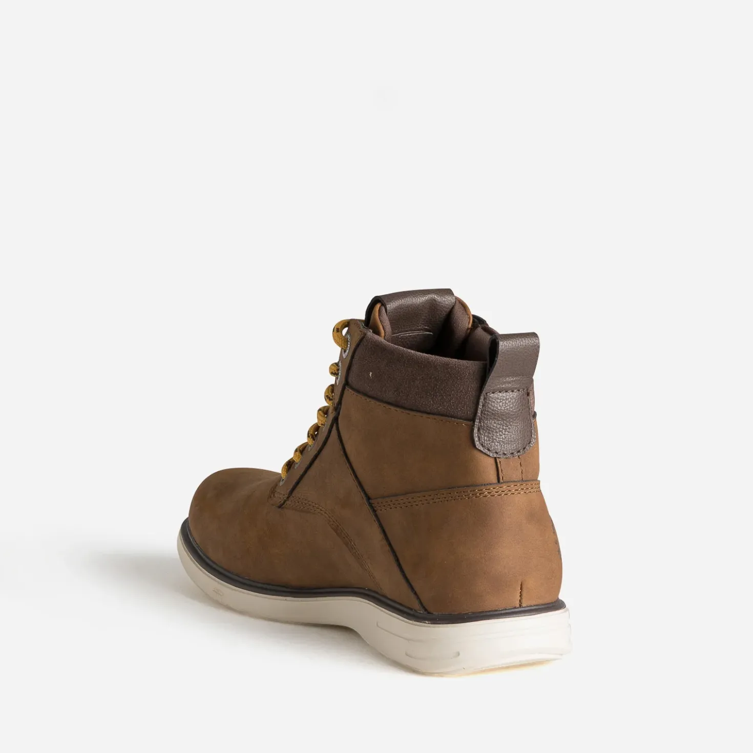 Boots à lacet JACK&JONES marron lacet jaune