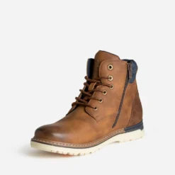 Boots à lacet LEE COOPER marron