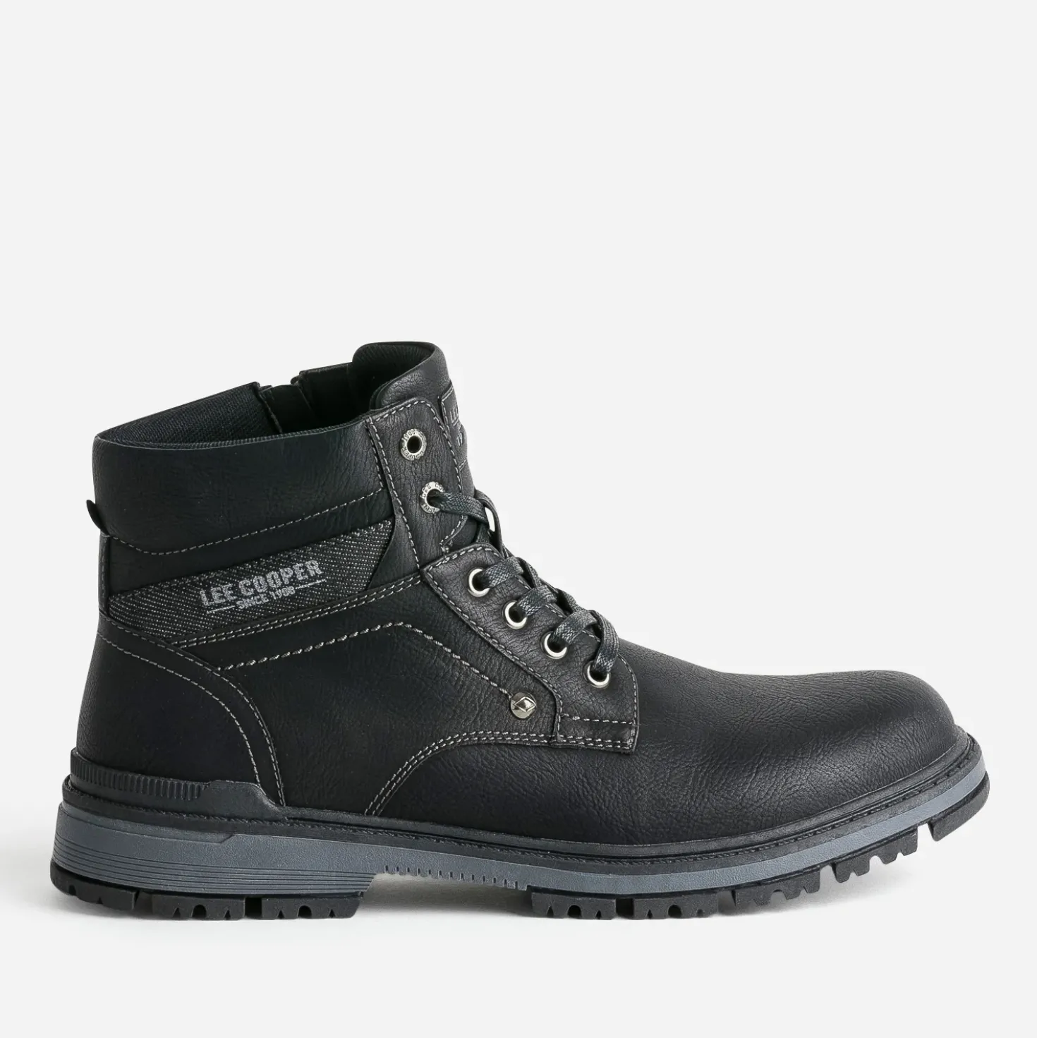Boots à lacet LEE COOPER noir