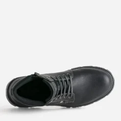 Boots à lacet LEE COOPER noir