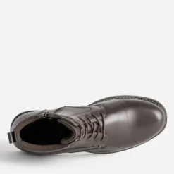Boots à lacet marron