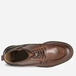 Boots à lacet marron cuir