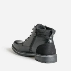 Boots à lacet noir