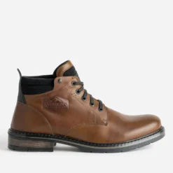 Boots à lacet REDSKINS cognac cuir