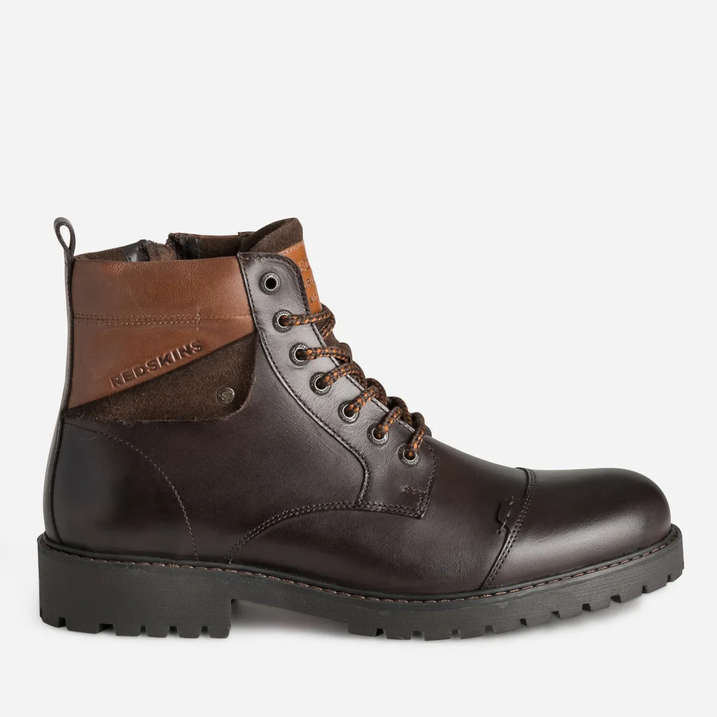 Boots à lacet REDSKINS marron cuir