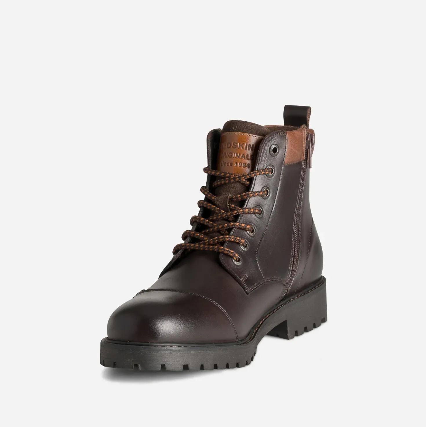 Boots à lacet REDSKINS marron cuir