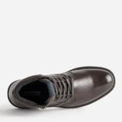 Boots à lacet REDSKINS marron en cuir