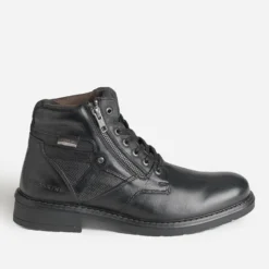 Boots à lacet REDSKINS noir en cuir