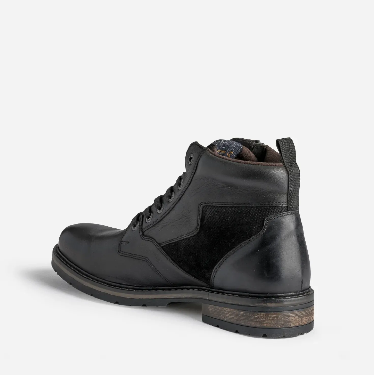 Boots à lacet REDSKINS noir en cuir