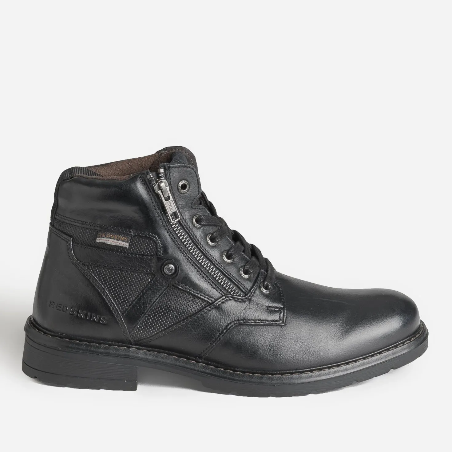 Boots à lacet REDSKINS noir en cuir