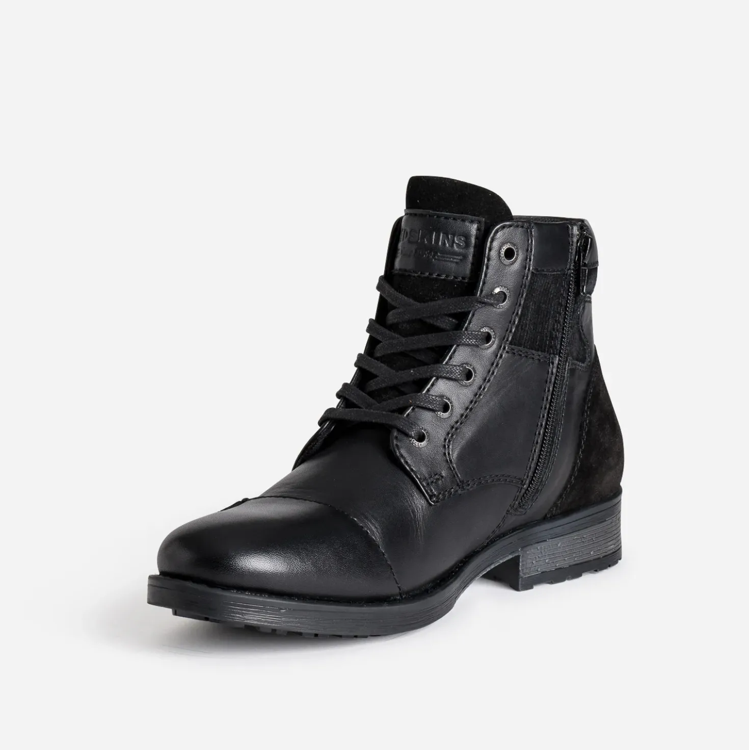 Boots à lacet REDSKINS noir en cuir