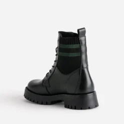 Boots à lacet TEXTO noir éco conçu cuir