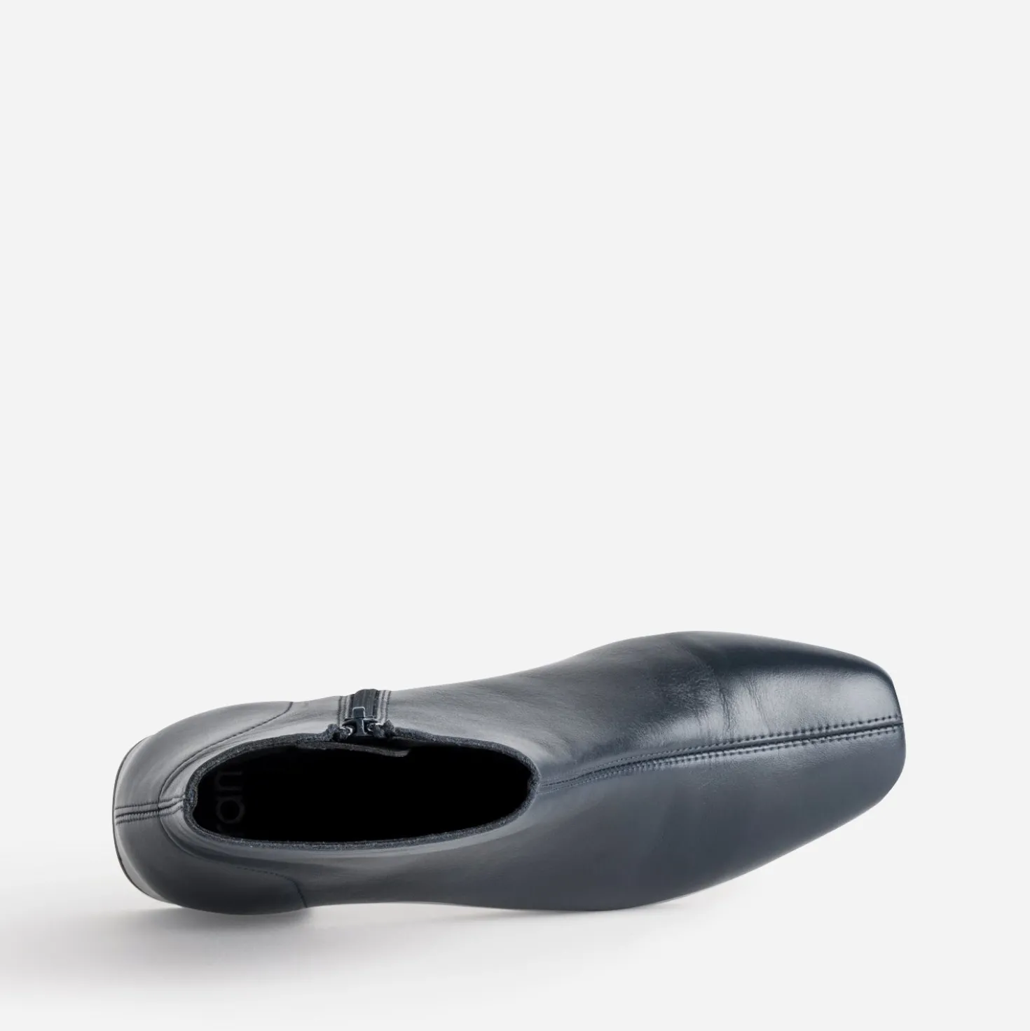 Boots marine cuir