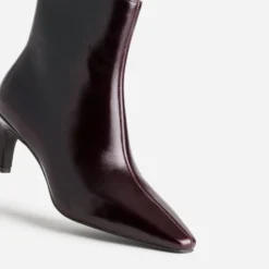 Boots marron cuir
