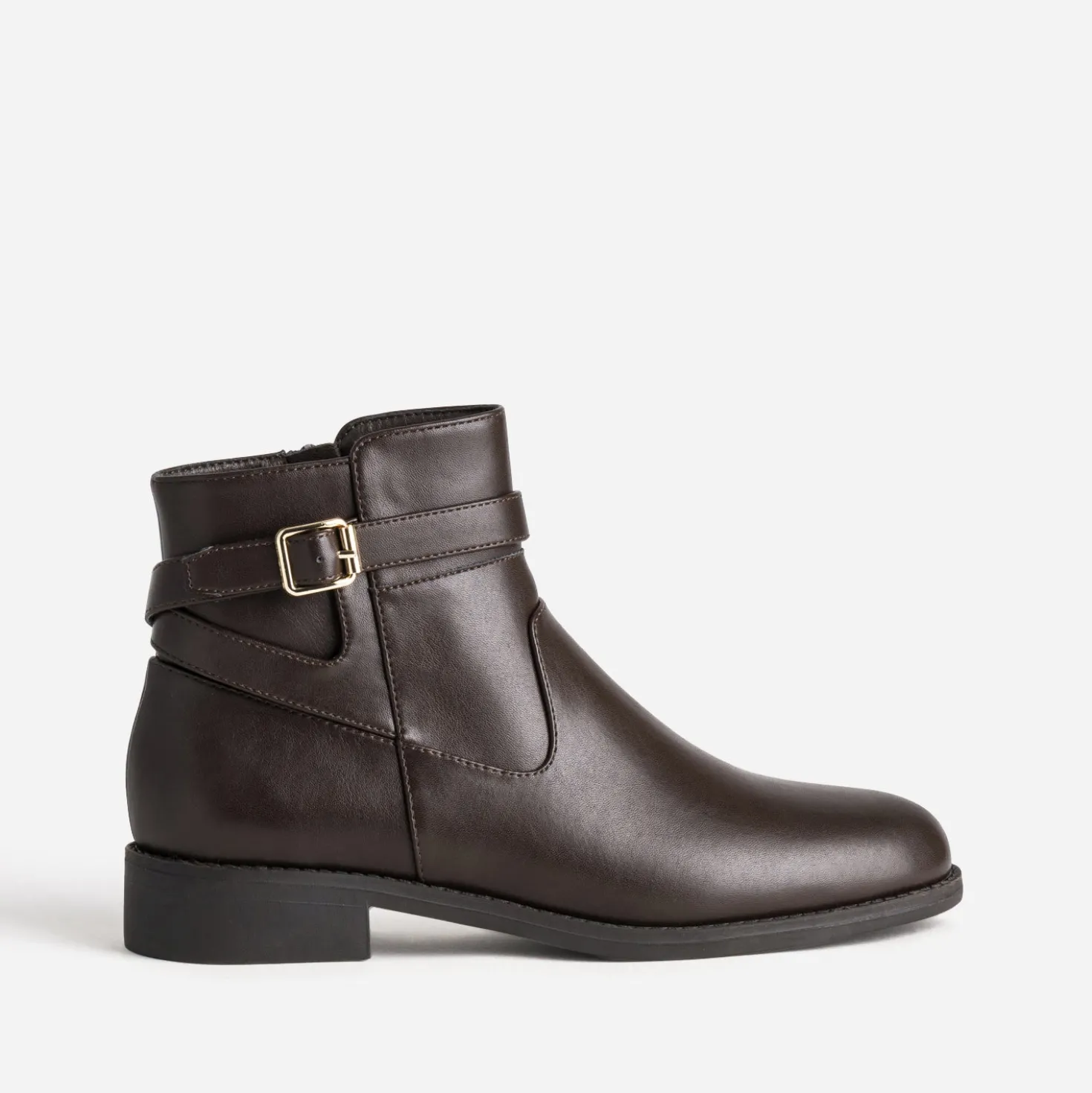 Boots marron esprit jodhpur