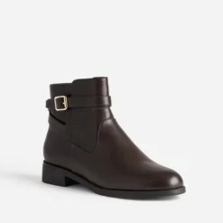 Boots marron esprit jodhpur