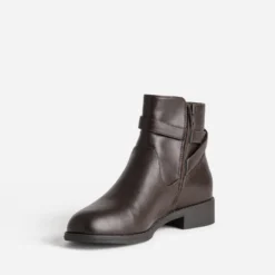 Boots marron esprit jodhpur