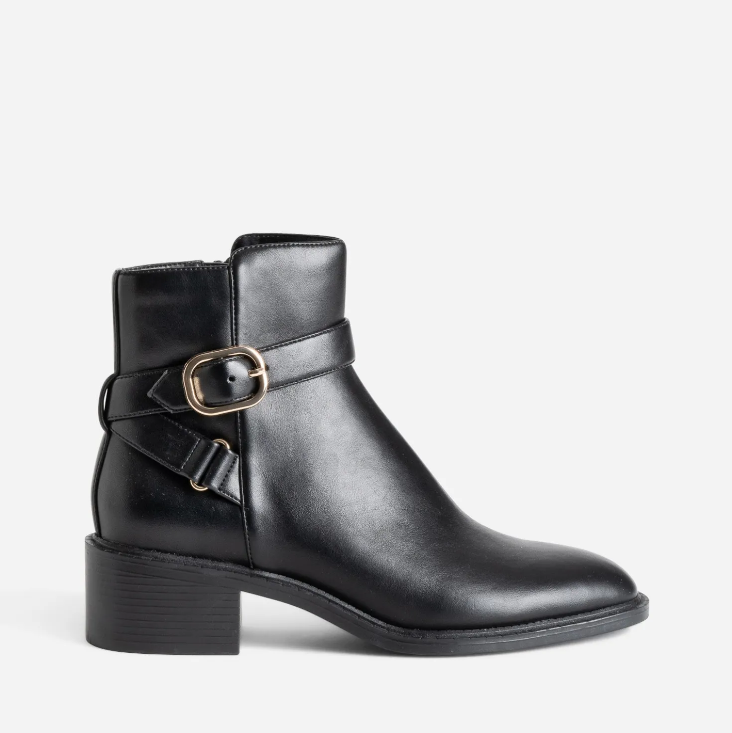 Boots noir avec bride