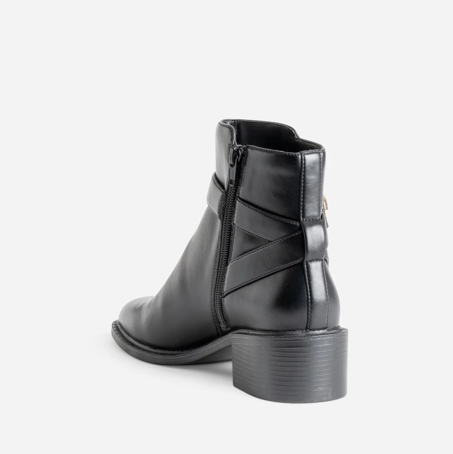 Boots noir avec bride