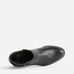Boots noir bi matière