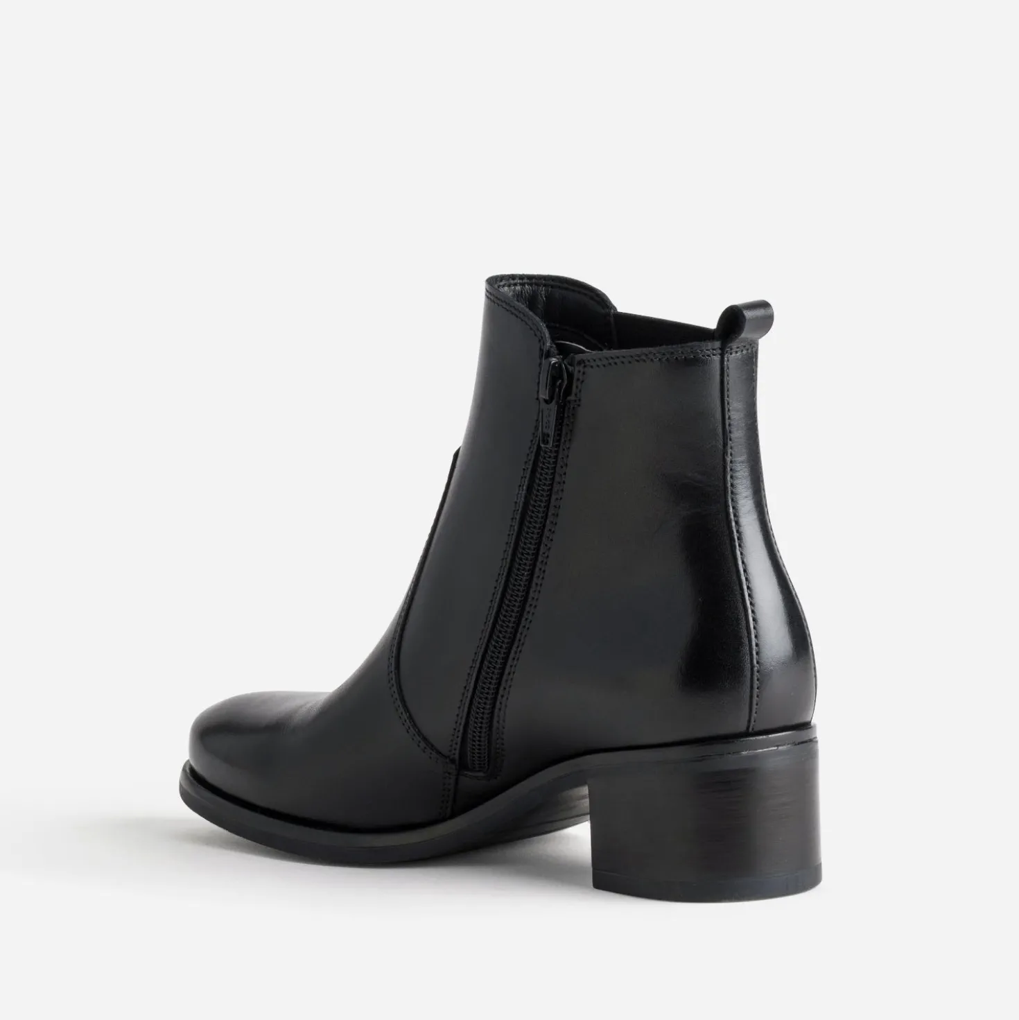 Boots noir cuir