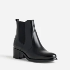Boots noir cuir
