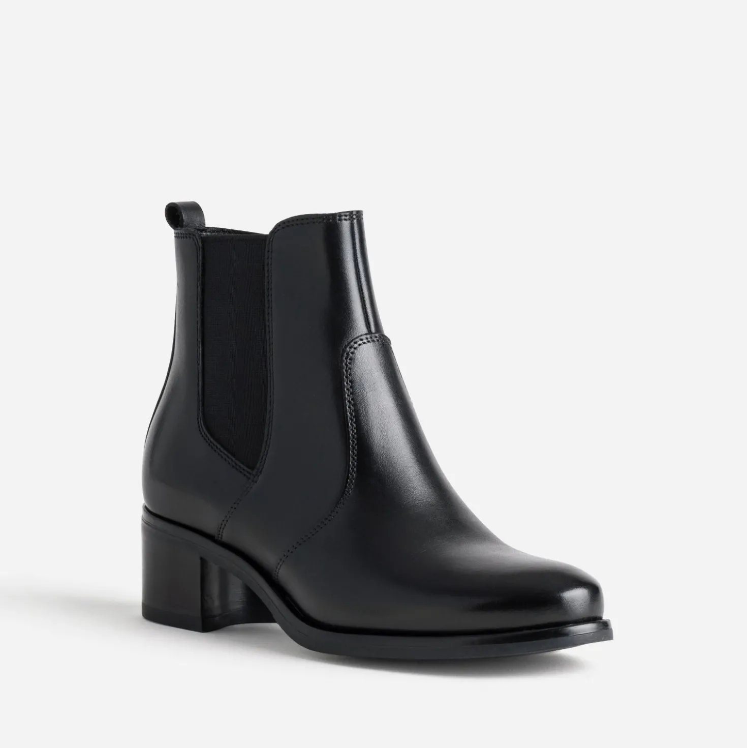 Boots noir cuir