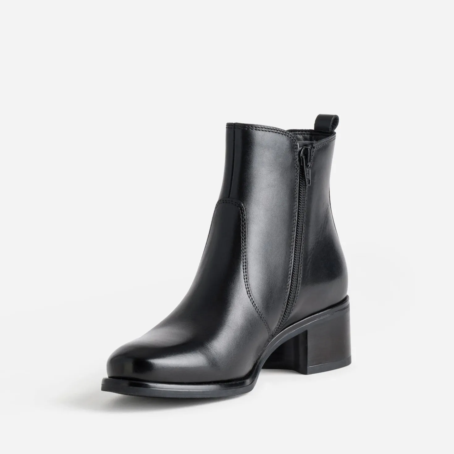 Boots noir cuir