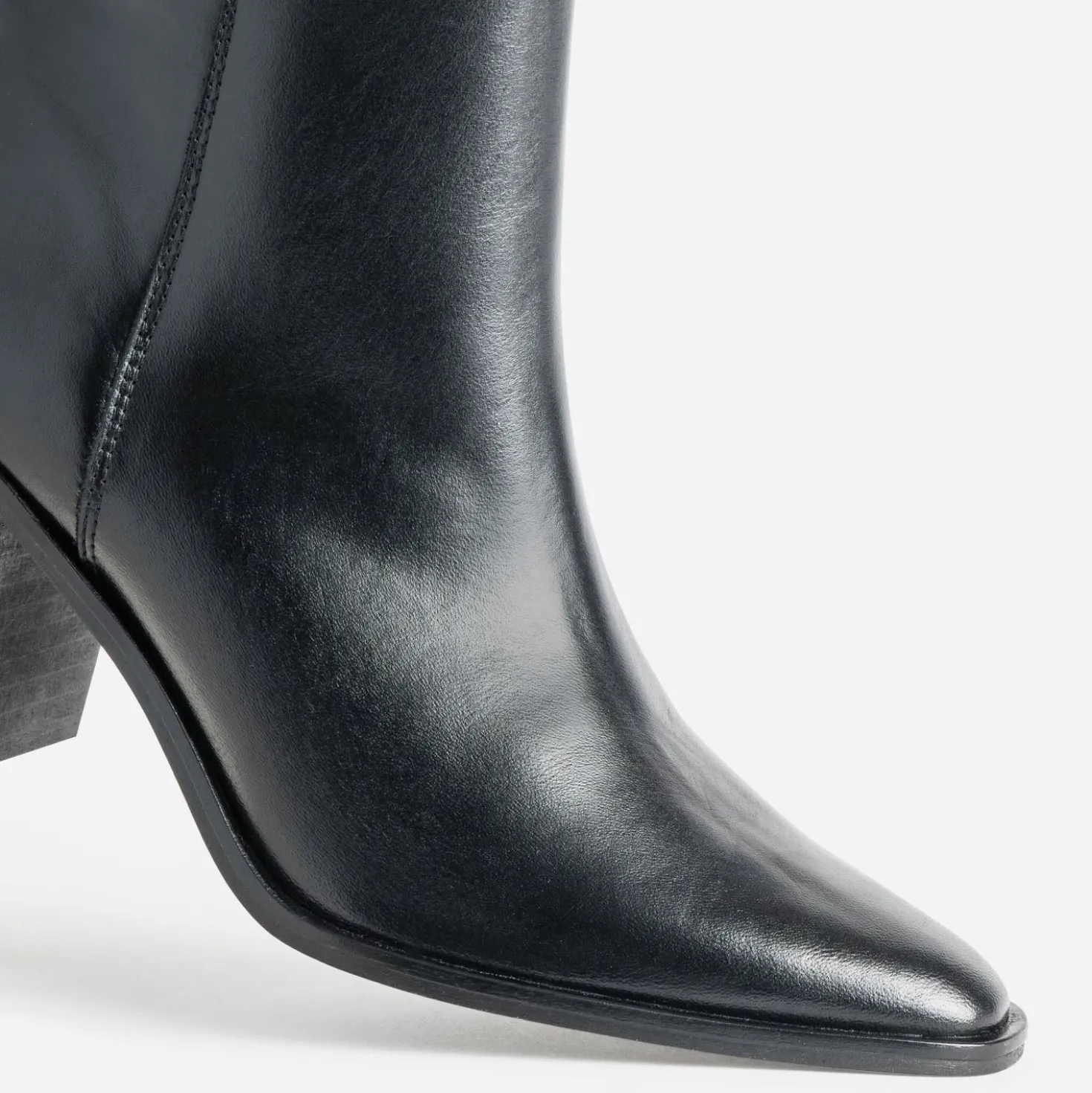 Boots noir cuir