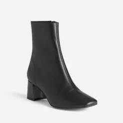 Boots noir cuir