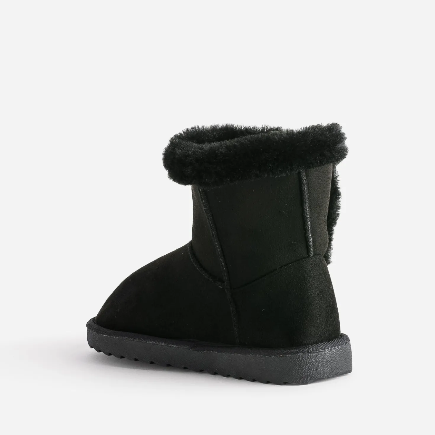 Boots noir fourré