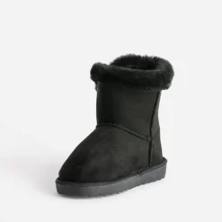 Boots noir fourré