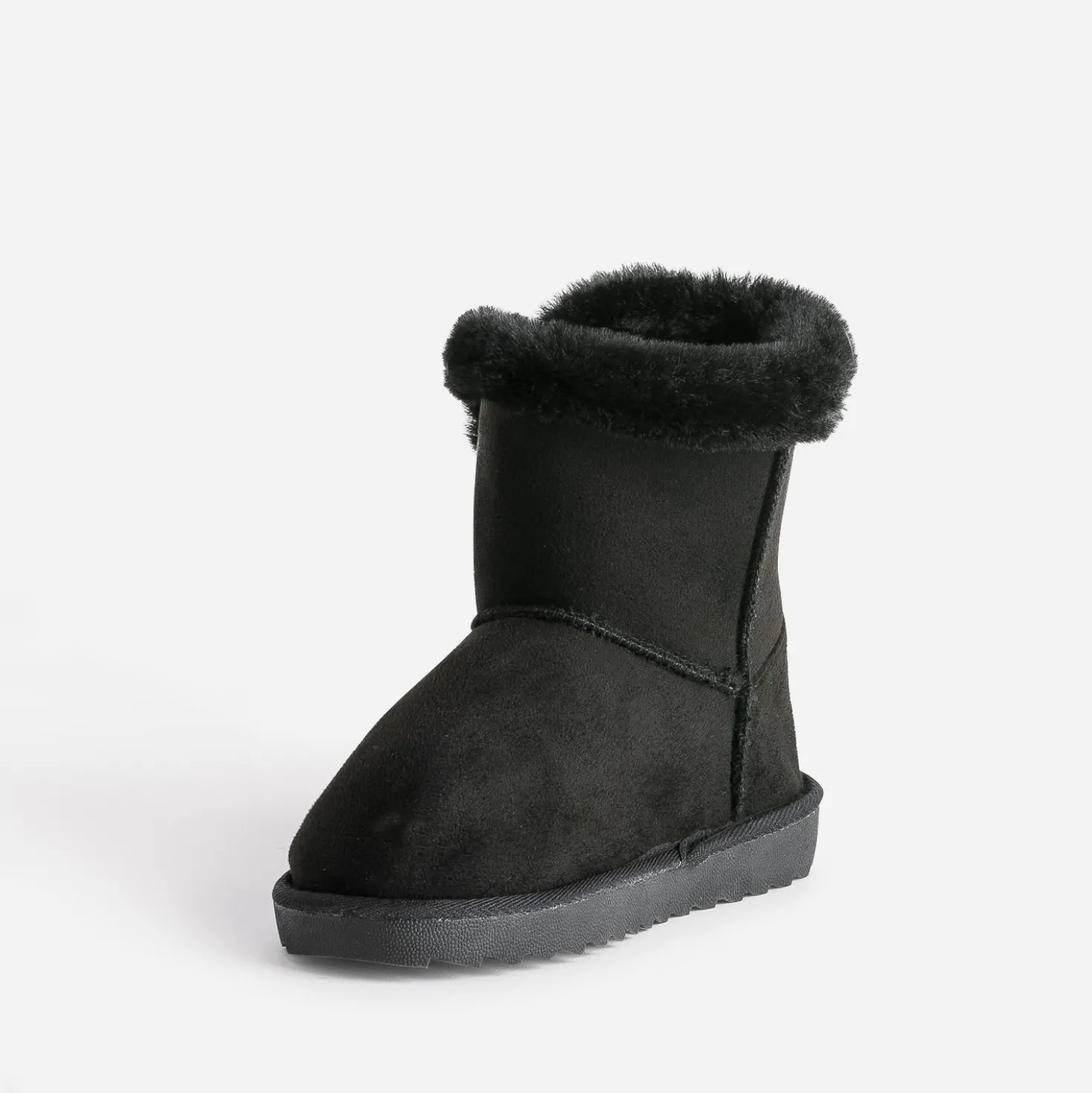 Boots noir fourré