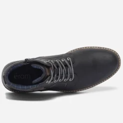 Boots noir à lacet