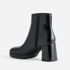Boots noir à plateforme